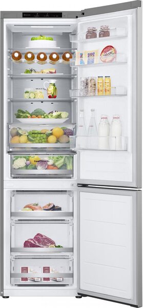 Lg Frigorifero Combinato Capacit 387 Litri Classe energetica D Raffreddamento No Frost Fresh Converter colore Argento - GBV5240DPY.APYQEUR