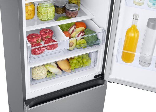 Samsung Frigorifero Combinato Capacit 387 Litri Classe B Raffreddamento No Frost con Tecnologia SpaceMax colore Inox - RB38T607BS9