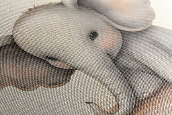 Stampa su tela – Elefantino sognante