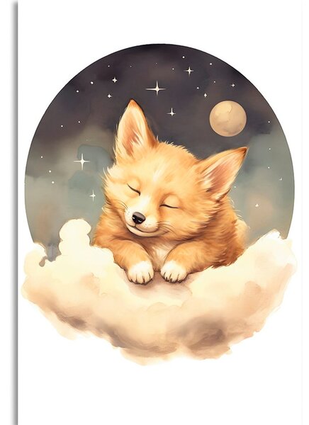 Quadro su tela – Cagnolino sognante