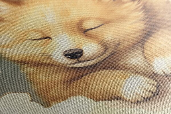 Quadro su tela – Cagnolino sognante