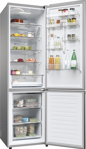 Haier Frigorifero Combinato Capacit 406 Litri Classe energetica D Raffreddamento No Frost colore Argento - HDPW3620DNPK 2D Series 3 PRO