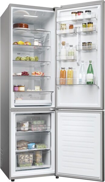 Haier Frigorifero Combinato Capacit 406 Litri Classe energetica D Raffreddamento No Frost colore Dark Inox - HDPW3620DNPD 2D 60 Serie 3