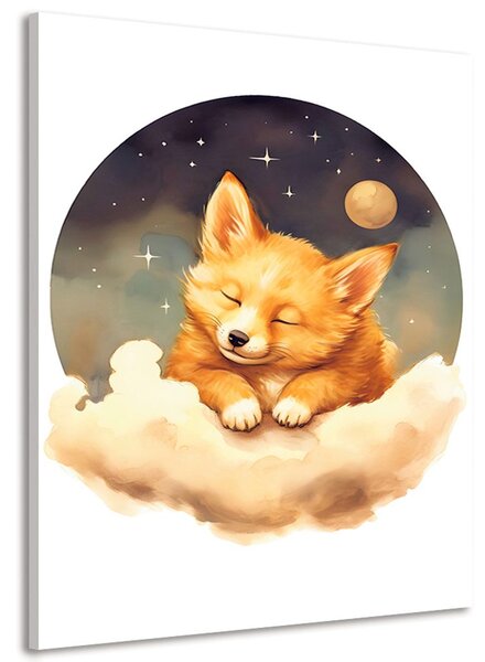Quadro su tela – Cagnolino sognante