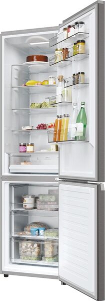 Haier Frigorifero Combinato Capacit 406 Litri Classe energetica D Raffreddamento No Frost colore Dark Inox - HDPW3620DNPD 2D 60 Serie 3