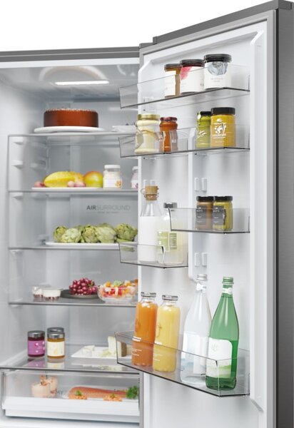 Haier Frigorifero Combinato Capacit 406 Litri Classe energetica D Raffreddamento No Frost colore Dark Inox - HDPW3620DNPD 2D 60 Serie 3