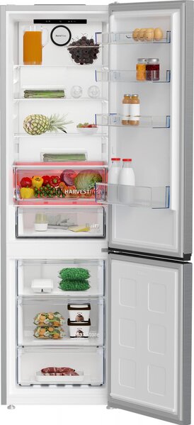 Beko Frigorifero Combinato Capacit 407 Litri Classe energetica C Raffreddamento No Frost colore Metallico - B5EUNA406HXB