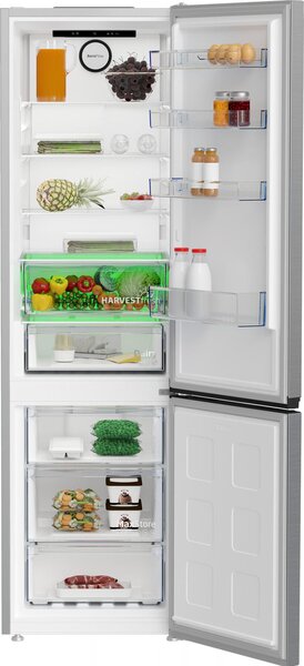 Beko Frigorifero Combinato Capacit 407 Litri Classe energetica C Raffreddamento No Frost colore Metallico - B5EUNA406HXB