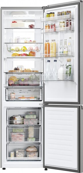 Haier Frigorifero Combinato Capacit 409 Litri Classe energetica A Raffreddamento No Frost colore Acciaio Inox - HDPW7620ANPK