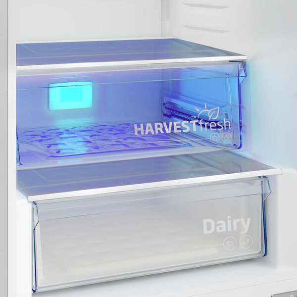 Beko Frigorifero Combinato Capacit 407 Litri Classe energetica C Raffreddamento No Frost colore Metallico - B5EUNA406HXB