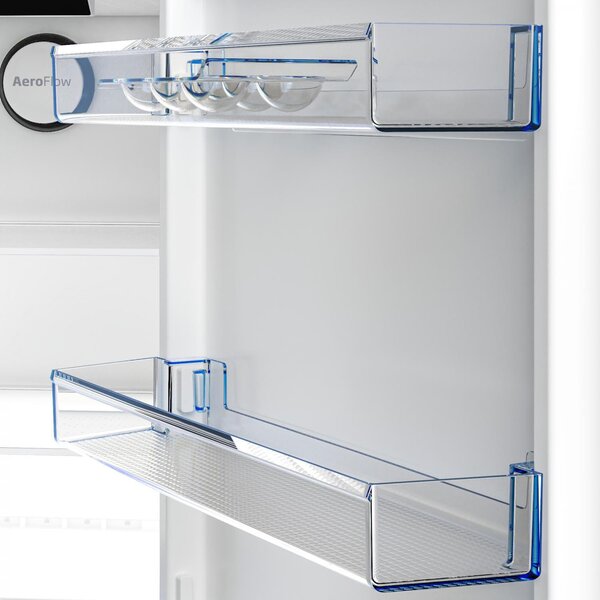Beko Frigorifero Combinato Capacit 407 Litri Classe energetica C Raffreddamento No Frost colore Metallico - B5EUNA406HXB