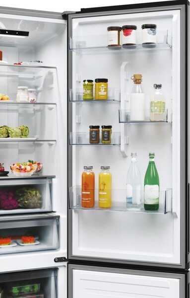 Candy Frigorifero Combinato Capacit 409 Litri Classe energetica D Raffreddamento No Frost colore Acciaio Inox - CNCQ2T620DX Fresco 300