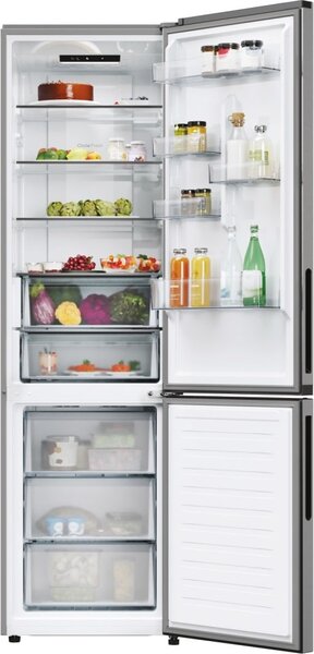 Candy Frigorifero Combinato Capacit 409 Litri Classe energetica D Raffreddamento No Frost colore Acciaio Inox - CNCQ2T620DX Fresco 300
