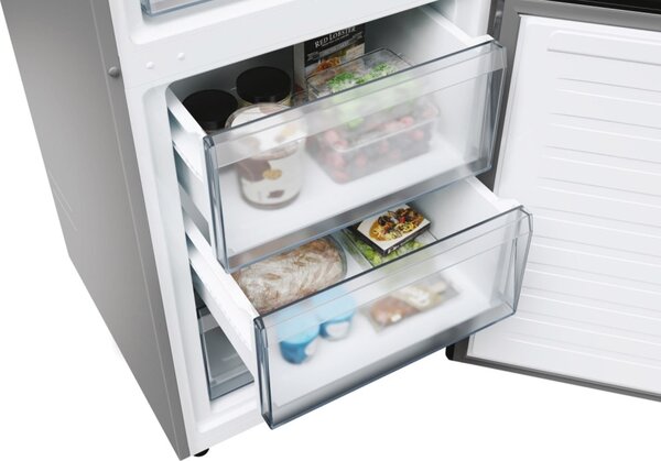 Candy Frigorifero Combinato Capacit 409 Litri Classe energetica D Raffreddamento No Frost colore Acciaio Inox - CNCQ2T620DX Fresco 300
