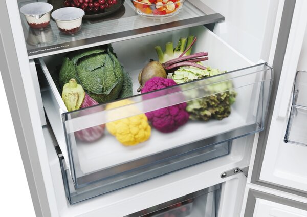 Candy Frigorifero Combinato Capacit 409 Litri Classe energetica E Raffreddamento No Frost colore Inox - CNCQ2T620EX