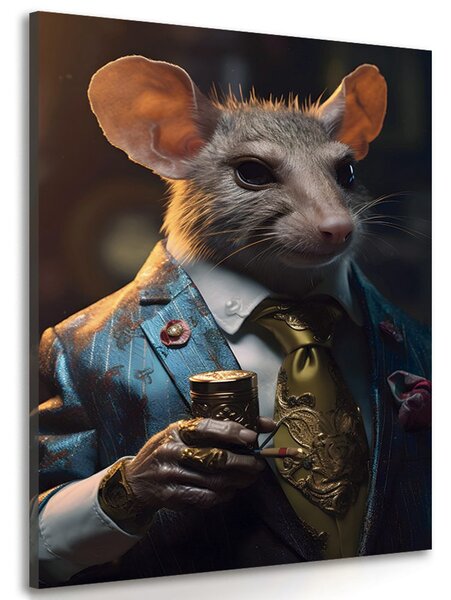 Quadro su tela – Gangster animale ratto