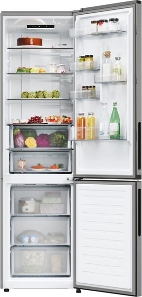 Candy Frigorifero Combinato Capacit 409 Litri Classe energetica E Raffreddamento No Frost colore Inox - CNCQ2T620EX