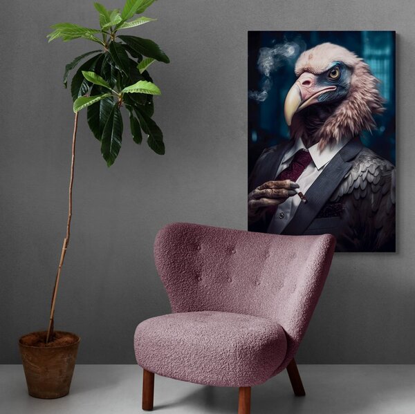 Quadro su tela – Gangster animale avvoltoio