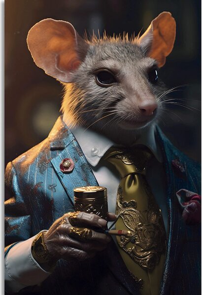 Quadro su tela – Gangster animale ratto
