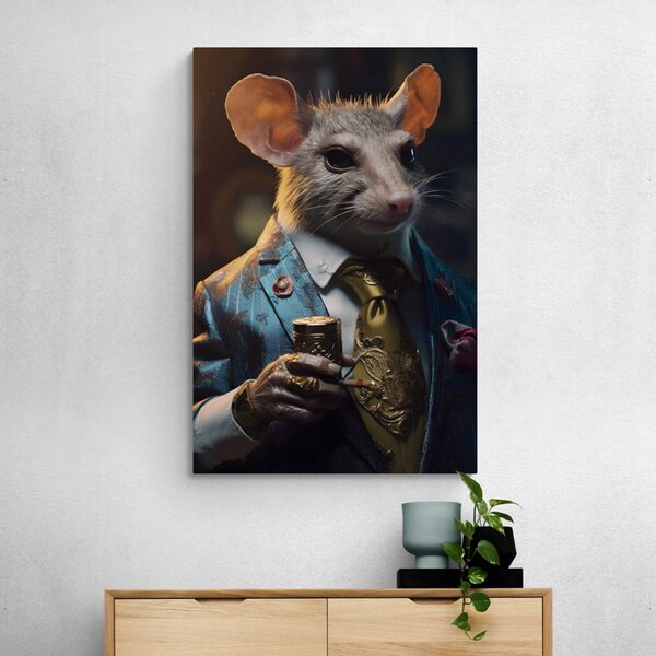 Quadro su tela – Gangster animale ratto