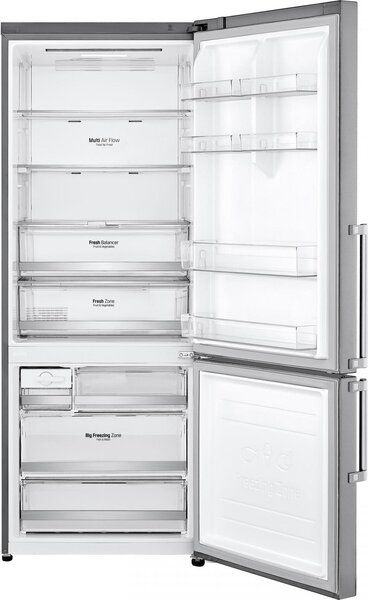 Lg Frigorifero Combinato Capacit 462 Litri Classe D No Frost Inverter con WiFi colore Grigio - GBB569NSAGB.ANSQEUT
