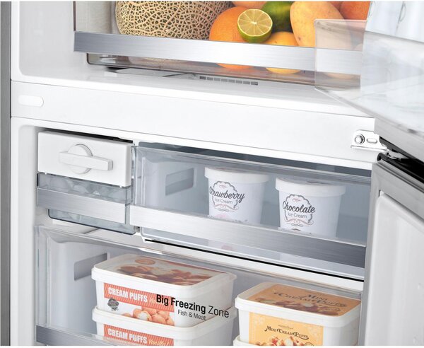 Lg Frigorifero Combinato Capacit 462 Litri Classe D No Frost Inverter con WiFi colore Grigio - GBB569NSAGB.ANSQEUT