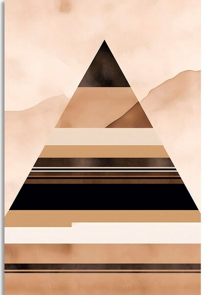 Stampa su tela – Forme astratte piramide
