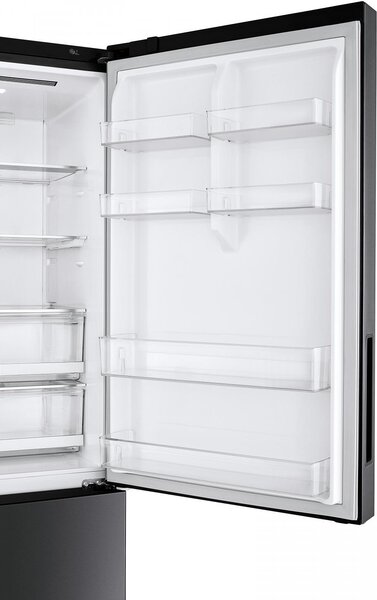 Lg Frigorifero Combinato Capacit 462 Litri Classe energetica E No Frost colore Nero - GBB569MCAMN.AMCQEUT