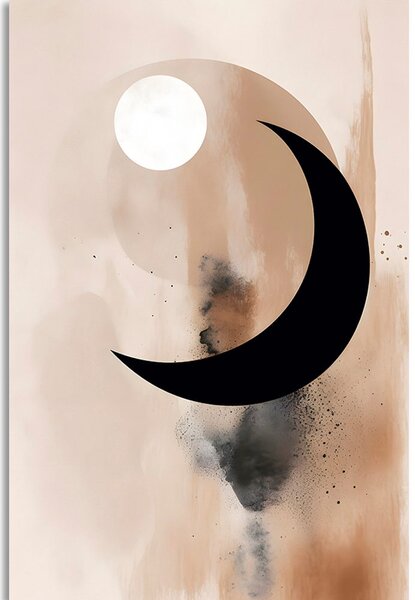 Quadro su tela – Forme astratte giorno e notte