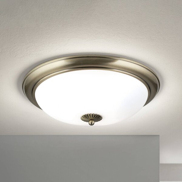 ORION Plafoniera soffitto Empire, dimmerabile, Bronzo / Ottone antico, Soggiorno / Sala da pranzo, Metallo, Antico, Plafoniera