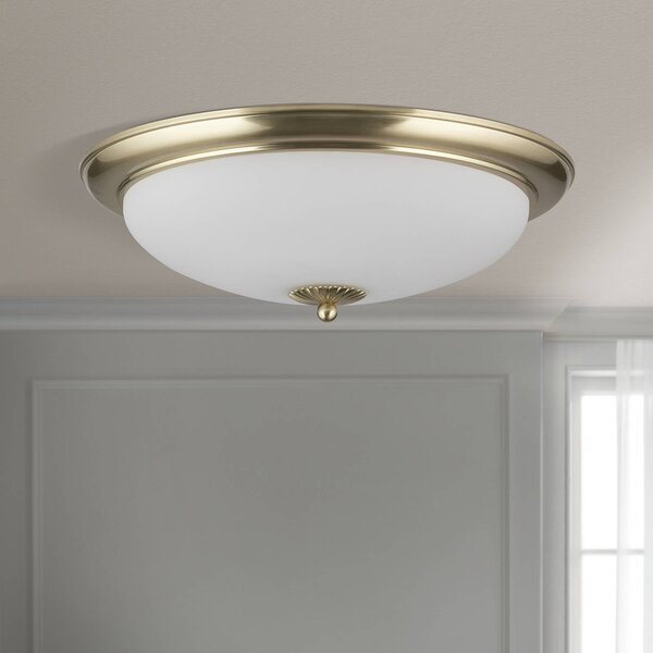 ORION Plafoniera soffitto Empire, dimmerabile, Ottone / Oro, Soggiorno / Sala da pranzo, Metallo, Antico, Plafoniera