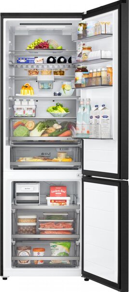Lg Frigorifero Combinato Capacit 465 Litri Classe energetica C Raffreddamento No Frost Wi-Fi colore Black Steel - GBBW726CEV Fit & Max