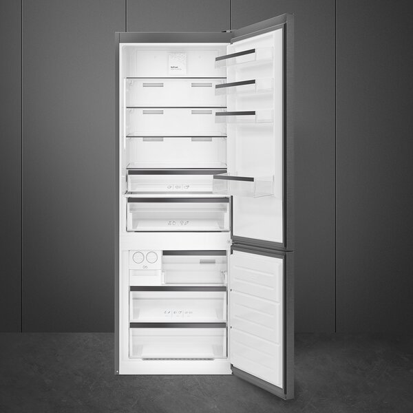 Smeg Frigorifero Combinato Capacit 481 Litri Classe energetica D Raffreddamento No Frost colore Inox - FC48KDND