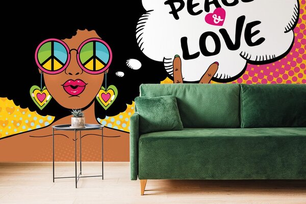 Carta da parati – Vita in pace – PEACE & LOVE