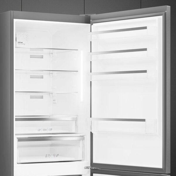 Smeg Frigorifero Combinato Capacit 481 Litri Classe energetica E Raffreddamento No Frost colore Inox - FC48XDNE