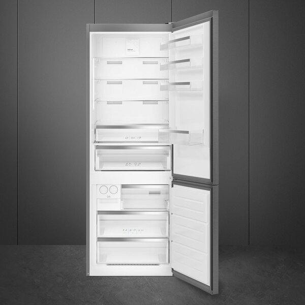 Smeg Frigorifero Combinato Capacit 481 Litri Classe energetica E Raffreddamento No Frost colore Inox - FC48XDNE