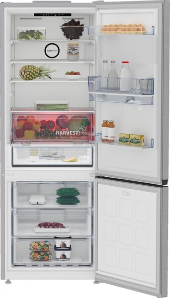 Beko Frigorifero Combinato Capacit 490 Litri Classe energetica E Raffreddamento No Frost colore Inox - B3RCNE564HDXB