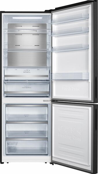 Hisense Frigorifero Combinato Capacit 495 Litri Classe energetica E Raffreddamento No Frost Inverter colore Nero - RB645N4BFE