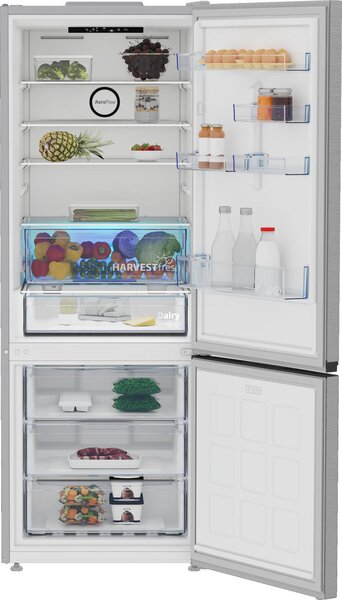 Beko Frigorifero Combinato Capacit 490 Litri Classe energetica E Raffreddamento No Frost colore Silver - B3RCNE564HXB