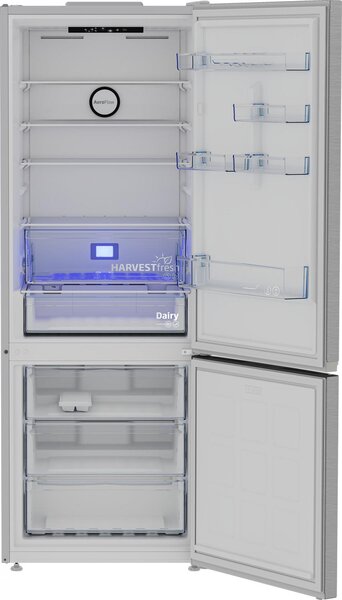 Beko Frigorifero Combinato Capacit 490 Litri Classe energetica E Raffreddamento No Frost colore Silver - B3RCNE564HXB