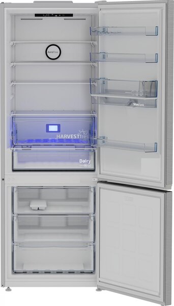 Beko Frigorifero Combinato Capacit 490 Litri Classe energetica E Raffreddamento No Frost colore Inox - B3RCNE564HDXB