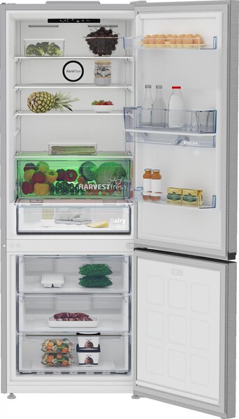 Beko Frigorifero Combinato Capacit 490 Litri Classe energetica E Raffreddamento No Frost colore Inox - B3RCNE564HDXB
