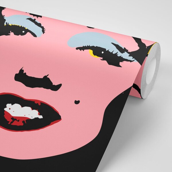 Carta da parati – Iconica Marilyn Monroe in design pop art
