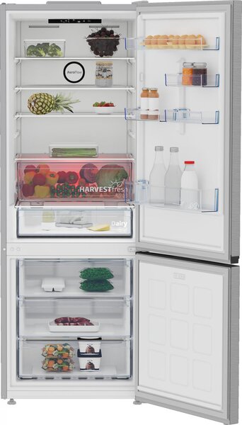 Beko Frigorifero Combinato Capacit 490 Litri Classe energetica E Raffreddamento No Frost colore Silver - B3RCNE564HXB