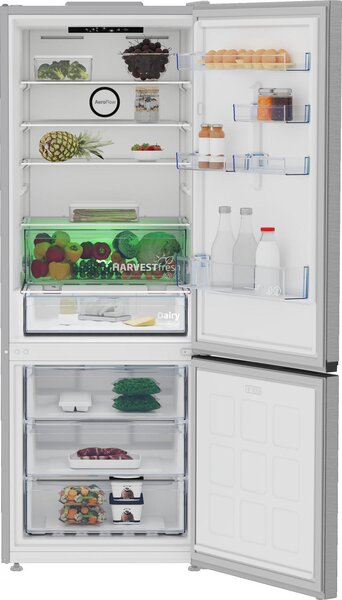 Beko Frigorifero Combinato Capacit 490 Litri Classe energetica E Raffreddamento No Frost colore Silver - B3RCNE564HXB