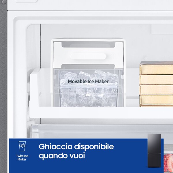 Samsung Frigorifero Combinato Capacit 508 Litri Classe energetica E Raffreddamento No Frost colore Antracite - RB50DG601EB1