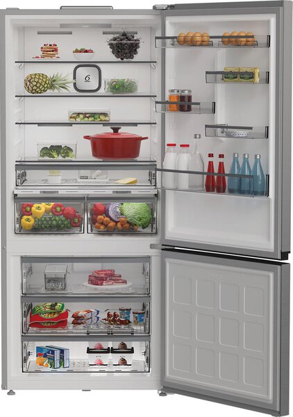Whirlpool Frigorifero Combinato Capacit 615 Litri Classe energetica C Raffreddamento No Frost colore Acciaio Inox - WHK2 6614 X6E