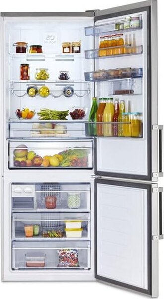 Beko Frigorifero Combinato Capacit 560 Litri Classe energetica E enegertica Raffreddamento No frost colore Inox - RCNE560E41ZXN
