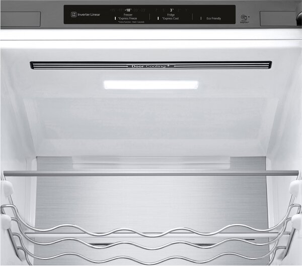 Lg Frigorifero Combinato Classe C Capacit 277 Litri Total No Frost con Smart Inverter colore Inox - GBB72NSVCN1