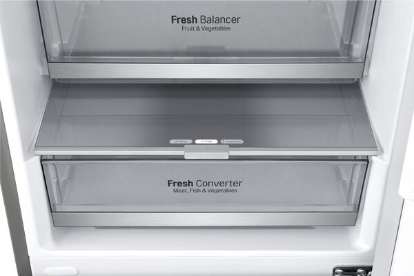 Lg Frigorifero Combinato Classe C Capacit 277 Litri Total No Frost con Smart Inverter colore Inox - GBB72NSVCN1